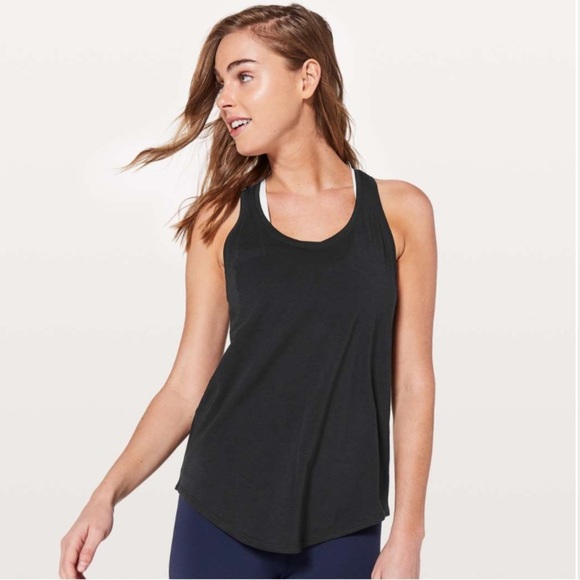 lululemon athletica Tops - Lululemon Love Tank Pleated in Black Sz 6 EUC 89